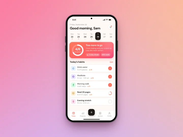 Sorbet Phone style example