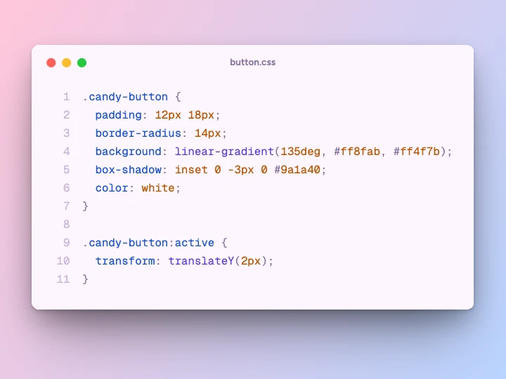 Cotton Candy style example